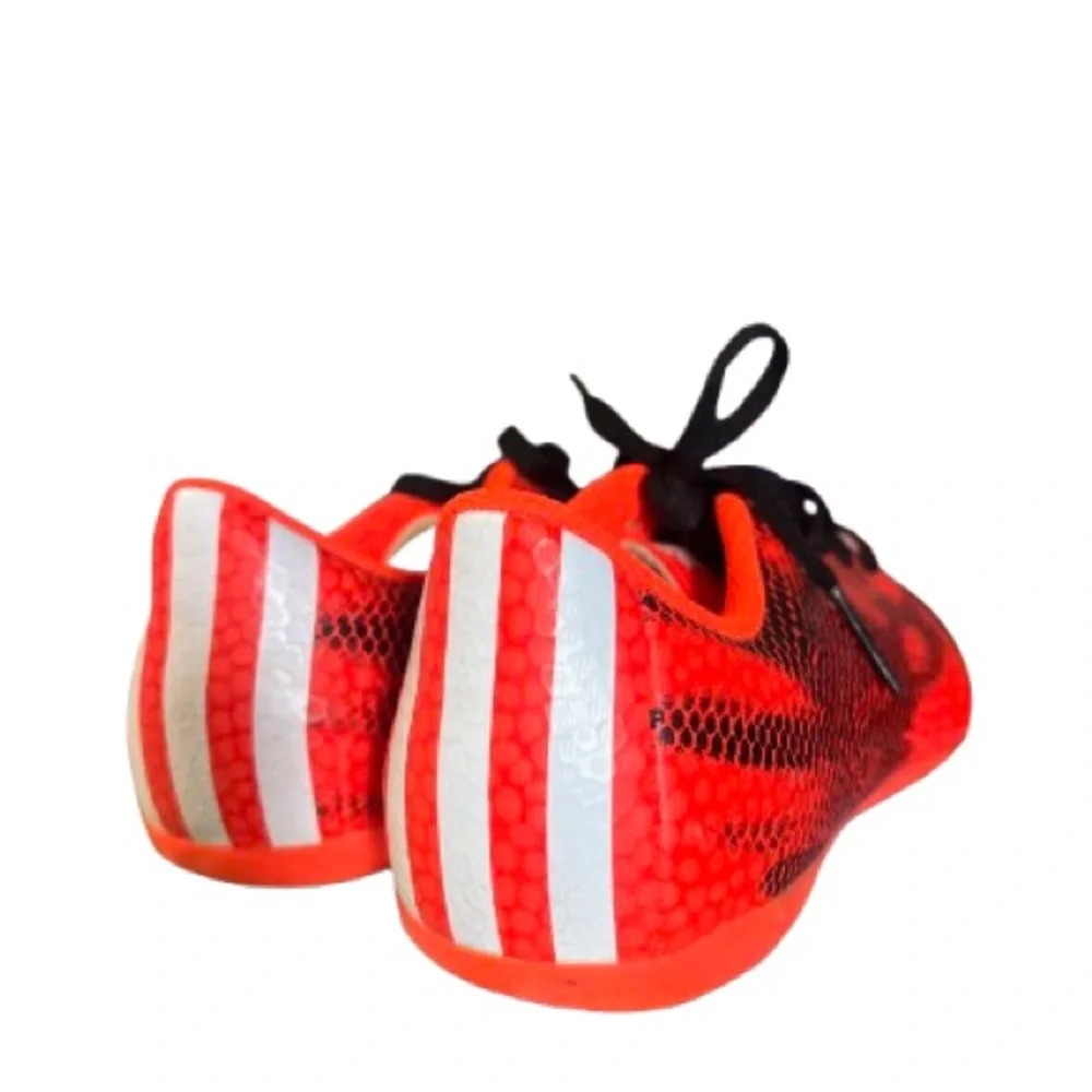 Adidas Kids Red Soccer Shoes sz us 1 - Picture 3 of 10